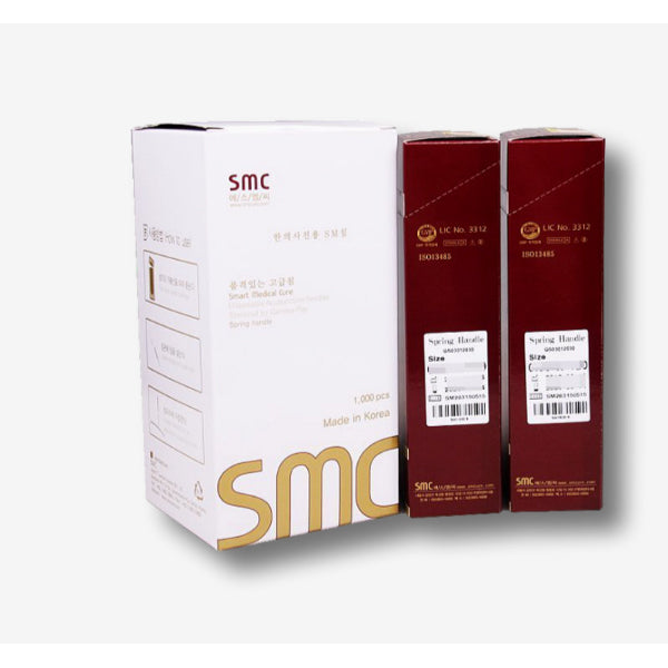 SMC-02 Disposable Acupuncture Needles Long STERILIZED 1000pcs
